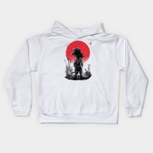 Young hero under the sun Kids Hoodie